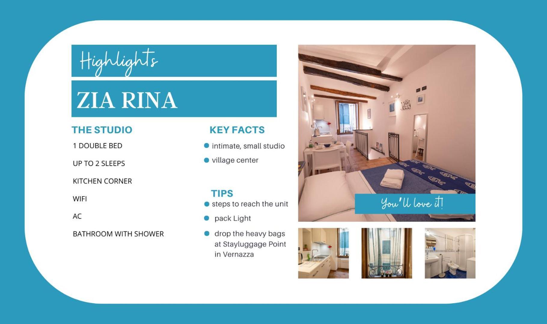 Zia Rina Studio Vernazza Exteriér fotografie